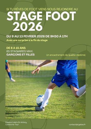 Stage Foot 2026, Contré-le-Tour